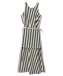 CURRENTAGE（カレンテージ）の「RusselStripeTankDress（ワンピース）」