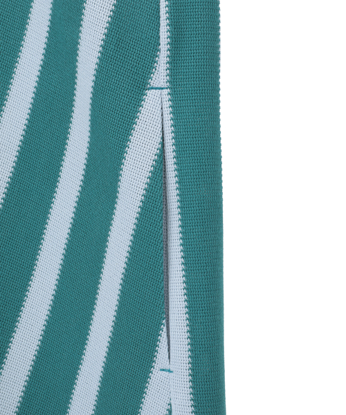 CURRENTAGE(カレンテージ)の「Russel Stripe Tank Dress(ワンピース・レディース・グリーン/ブラック/ブルー・FREE)」の8枚目の写真