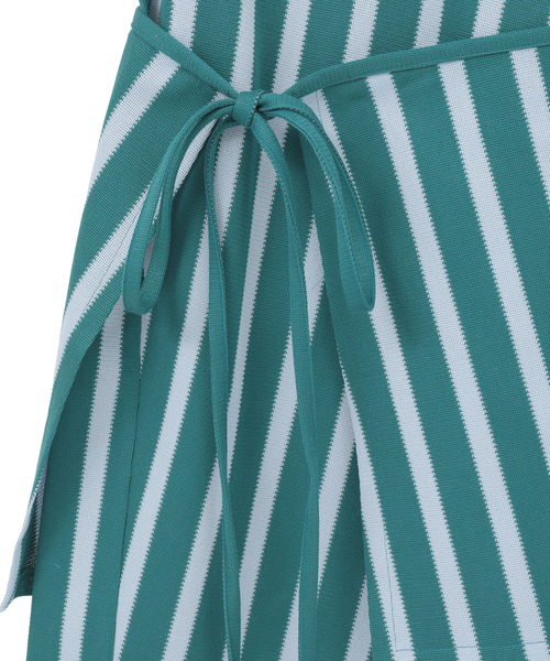 CURRENTAGE(カレンテージ)の「Russel Stripe Tank Dress(ワンピース・レディース・グリーン/ブラック/ブルー・FREE)」の9枚目の写真