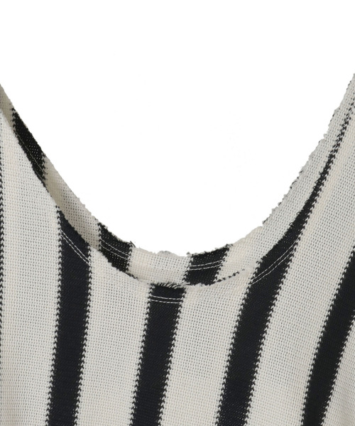 CURRENTAGE(カレンテージ)の「Russel Stripe Tank Dress(ワンピース・レディース・グリーン/ブラック/ブルー・FREE)」の14枚目の写真