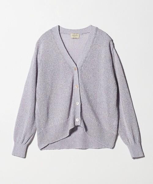UNITED ARROWS(ユナイテッドアローズ)の「ペーパー Vネック カーディガン(カーディガン/ボレロ・レディース・ライラック/ナチュラル/ダークブラウン・FREE)」の17枚目の写真