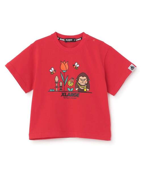 XLARGE KIDS(エクストララージキッズ)の「スプリングイベント ファニーゴリラ半袖Tシャツ(Tシャツ/カットソー・キッズ・ホワイト/ブラック/レッド・90cm/100cm/110cm/120cm/130cm/140cm)」の3枚目の写真