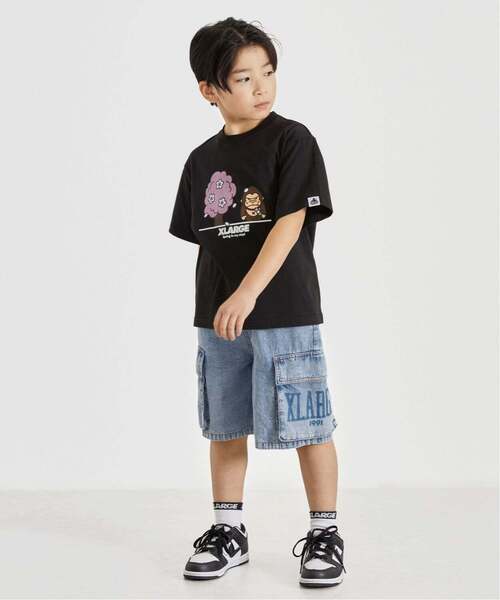 XLARGE KIDS(エクストララージキッズ)の「スプリングイベント ファニーゴリラ半袖Tシャツ(Tシャツ/カットソー・キッズ・ホワイト/ブラック/レッド・90cm/100cm/110cm/120cm/130cm/140cm)」の5枚目の写真