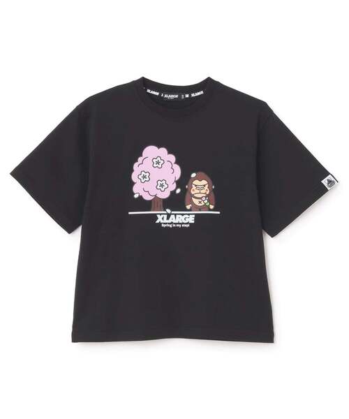 XLARGE KIDS(エクストララージキッズ)の「スプリングイベント ファニーゴリラ半袖Tシャツ(Tシャツ/カットソー・キッズ・ホワイト/ブラック/レッド・90cm/100cm/110cm/120cm/130cm/140cm)」の8枚目の写真