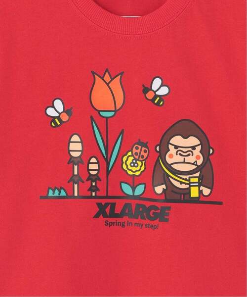 XLARGE KIDS(エクストララージキッズ)の「スプリングイベント ファニーゴリラ半袖Tシャツ(Tシャツ/カットソー・キッズ・ホワイト/ブラック/レッド・90cm/100cm/110cm/120cm/130cm/140cm)」の11枚目の写真