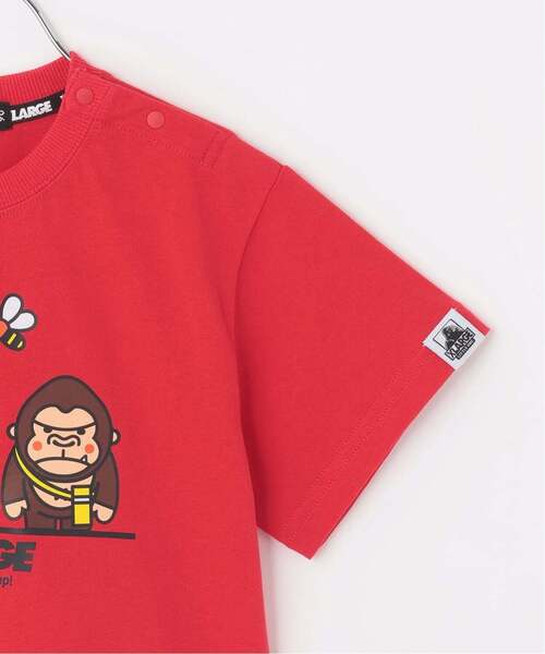 XLARGE KIDS(エクストララージキッズ)の「スプリングイベント ファニーゴリラ半袖Tシャツ(Tシャツ/カットソー・キッズ・ホワイト/ブラック/レッド・90cm/100cm/110cm/120cm/130cm/140cm)」の12枚目の写真