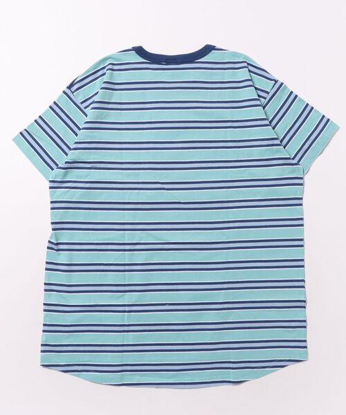FARM(ファーム)の「ボーダーTシャツ(Tシャツ/カットソー・キッズ・グレー/ブルー・130cm/140cm/150cm/160cm)」の3枚目の写真