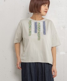 POU DOU DOU | アソートランダムフリルボーダートップス(Tシャツ/カットソー)