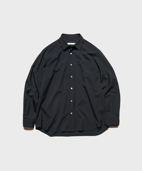 SOPHNET.（ソフネット）の「【SOPHNET./ソフネット】HIGH-TWIST POPLIN RELAX-FIT SHI（シャツ/ブラウス・メンズ・ホワイト/ブラック/ダークグレー・3/2/4）」の2枚目の写真