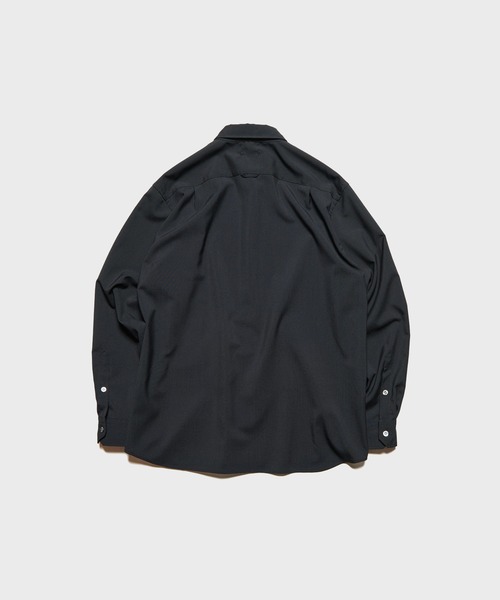 SOPHNET.（ソフネット）の「【SOPHNET./ソフネット】HIGH-TWIST POPLIN RELAX-FIT SHI（シャツ/ブラウス・メンズ・ホワイト/ブラック/ダークグレー・3/2/4）」の5枚目の写真