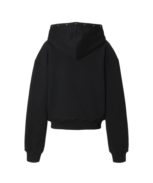 KHAKIPOINT（カーキポイント）の「Steel Stud Hood Zip-Up (black)（パーカー・レディース・その他・FREE）」の4枚目の写真