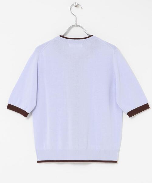URBAN RESEARCH Sonny Label(アーバンリサーチサニーレーベル)の「クールミスト配色クルーネックカーディガン(カーディガン/ボレロ・レディース・チャコールグレー/ネイビー/ブルー系その他・FREE)」の8枚目の写真