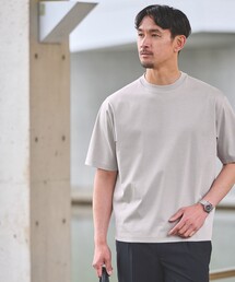 green label relaxing（グリーンレーベルリラクシング）の「【WEB限定】JUST fit ポンチ 半袖 Tシャツ カットソー -汗染み防止-（Tシャツ/カットソー）」