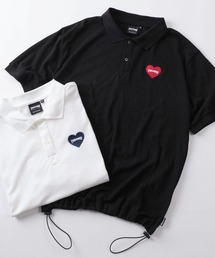 THRASHER（スラッシャー）の「【70】【THRASHER スラッシャー】スピンドル ハートロゴ ワンポイント刺繍 鹿の子 ポロシャツ ユニセックス（ポロシャツ）」