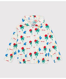 PETIT BATEAU｜プチバトー（キッズ）のマウンテンパーカー（花柄