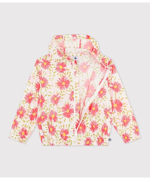 PETIT BATEAU（プチバトー）の「プリントサンブレーカー（マウンテンパーカー・キッズ・ホワイト系その他・3YEAR/4YEAR/5YEAR）」の9枚目の写真