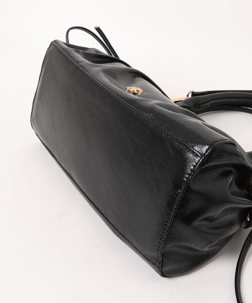 Heather（ヘザー）の「ギャザーボストンBAG　666489（ボストンバッグ・レディース・ピンク/ブラウン/ブラック・ONE SIZE）」の6枚目の写真