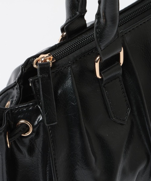 Heather（ヘザー）の「ギャザーボストンBAG　666489（ボストンバッグ・レディース・ピンク/ブラウン/ブラック・ONE SIZE）」の18枚目の写真