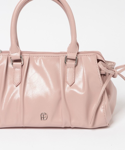 Heather（ヘザー）の「ギャザーボストンBAG　666489（ボストンバッグ・レディース・ピンク/ブラウン/ブラック・ONE SIZE）」の11枚目の写真