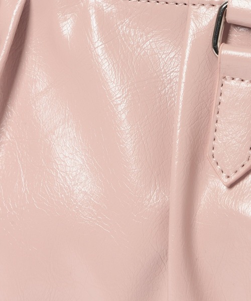Heather（ヘザー）の「ギャザーボストンBAG　666489（ボストンバッグ・レディース・ピンク/ブラウン/ブラック・ONE SIZE）」の12枚目の写真
