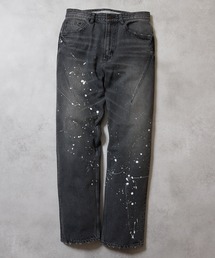 NUMBER (N)INE | HAND PAINTED STRAIGHT DENIM JEANS VINTAGE WASH / ハンドペイント ストレート デニム ジーンズ ヴィンテージ ウォッシュ(デニムパンツ)