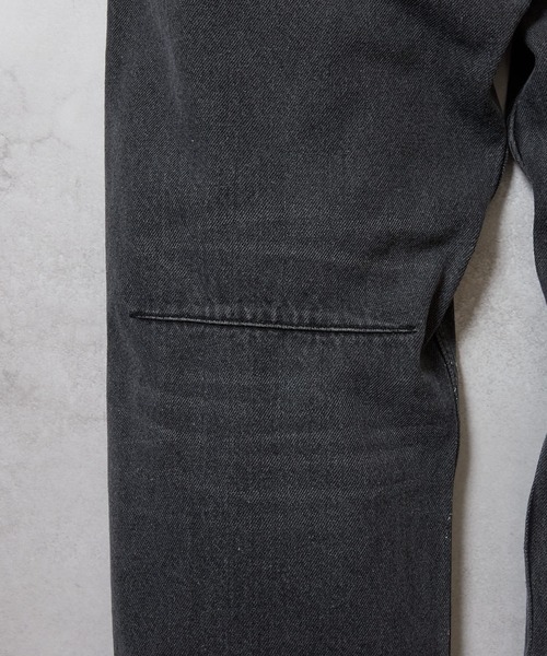 NUMBER (N)INE（ナンバーナイン）の「HAND PAINTED STRAIGHT DENIM JEANS VINTAGE WASH / ハンドペイント ストレート デニム ジーンズ ヴィンテージ ウォッシュ（デニムパンツ・メンズ・インディゴブルー/ブラック・4/3/2）」の20枚目の写真
