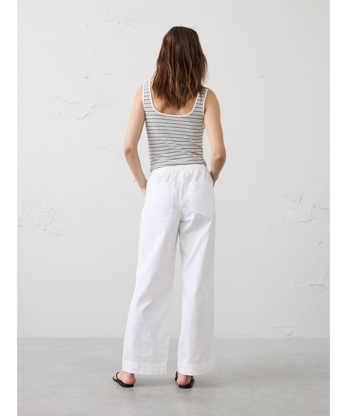 BANANA REPUBLIC FACTORY STORE（バナナリパブリック ファクトリーストア）の「BANANA REPUBLIC FACTORY STORE　　サマーウェイトプルオンワイドデニム（デニムパンツ・レディース・ライトインディゴブルー/ホワイト/インディゴブルー・M/S/XS/L）」の6枚目の写真
