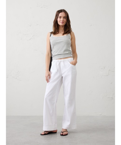 BANANA REPUBLIC FACTORY STORE（バナナリパブリック ファクトリーストア）の「BANANA REPUBLIC FACTORY STORE　　サマーウェイトプルオンワイドデニム（デニムパンツ・レディース・ライトインディゴブルー/ホワイト/インディゴブルー・M/S/XS/L）」の7枚目の写真