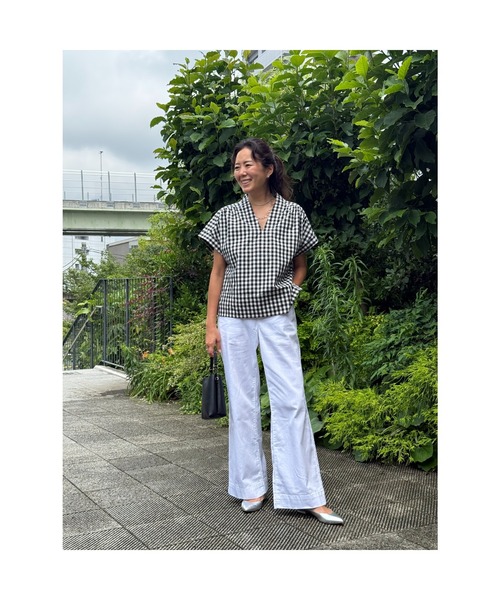 BANANA REPUBLIC FACTORY STORE(バナナリパブリック ファクトリーストア)の「BANANA REPUBLIC FACTORY STORE サマーウェイトプルオンワイドデニム(デニムパンツ・レディース・ライトインディゴブルー/ホワイト/インディゴブルー・M/S/XS/L)」の14枚目の写真