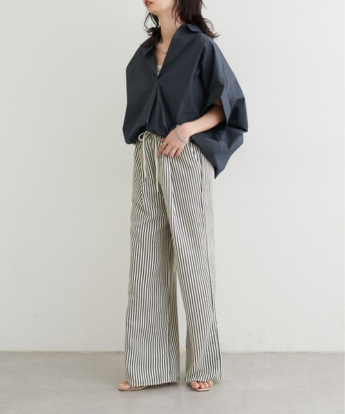 LARUTA(ラルータ)の「【LARUTA】ドルマンスキッパーシャツ(シャツ/ブラウス・レディース・ラベンダー/ミント/その他1/ネイビー/オフホワイト・FREE)」の12枚目の写真
