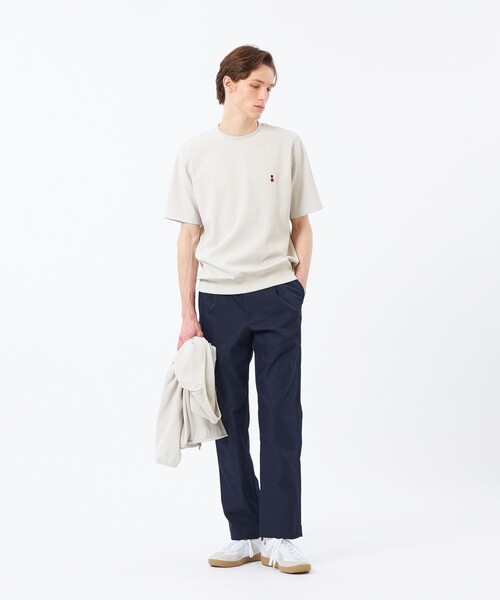 MACKINTOSH PHILOSOPHY(マッキントッシュ フィロソフィー)の「BUCKINGHAM BEAR スウェットTシャツ ミリタリーワッフル(Tシャツ/カットソー・メンズ・ダークネイビー/ベージュ/グリーン系その他2・40/38)」の13枚目の写真