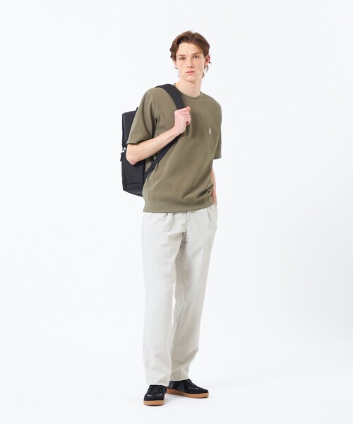MACKINTOSH PHILOSOPHY(マッキントッシュ フィロソフィー)の「BUCKINGHAM BEAR スウェットTシャツ ミリタリーワッフル(Tシャツ/カットソー・メンズ・ダークネイビー/ベージュ/グリーン系その他2・40/38)」の12枚目の写真