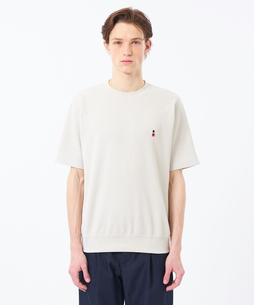 MACKINTOSH PHILOSOPHY(マッキントッシュ フィロソフィー)の「BUCKINGHAM BEAR スウェットTシャツ ミリタリーワッフル(Tシャツ/カットソー・メンズ・ダークネイビー/ベージュ/グリーン系その他2・40/38)」の11枚目の写真