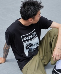 the Oasis（ジオアシス）の「Oasis / オアシス プリントデザイン クルーネックＴシャツ メンズ バンドＴ 2026年春夏（Tシャツ/カットソー）」