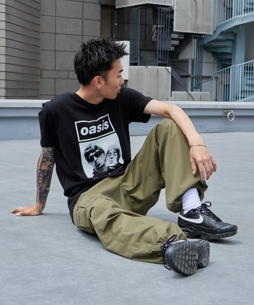 the Oasis(ジオアシス)の「Oasis / オアシス プリントデザイン クルーネックTシャツ メンズ バンドT 2026年 夏 夏服(Tシャツ/カットソー・メンズ・ホワイト/ブラック系その他/ブラック系その他2/ホワイト系/ブラック系・S/M/L/XL)」の13枚目の写真