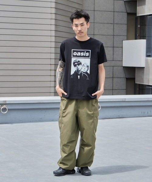 the Oasis(ジオアシス)の「Oasis / オアシス プリントデザイン クルーネックTシャツ メンズ バンドT 2026年 夏 夏服(Tシャツ/カットソー・メンズ・ホワイト/ブラック系その他/ブラック系その他2/ホワイト系/ブラック系・S/M/L/XL)」の16枚目の写真