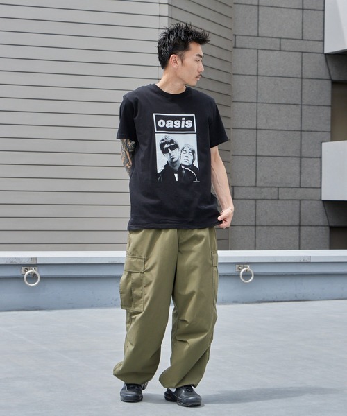 the Oasis(ジオアシス)の「Oasis / オアシス プリントデザイン クルーネックTシャツ メンズ バンドT 2026年 夏 夏服(Tシャツ/カットソー・メンズ・ホワイト/ブラック系その他/ブラック系その他2/ホワイト系/ブラック系・S/M/L/XL)」の17枚目の写真