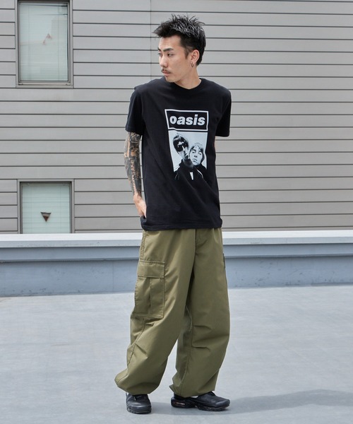 the Oasis(ジオアシス)の「Oasis / オアシス プリントデザイン クルーネックTシャツ メンズ バンドT 2026年 夏 夏服(Tシャツ/カットソー・メンズ・ホワイト/ブラック系その他/ブラック系その他2/ホワイト系/ブラック系・S/M/L/XL)」の21枚目の写真
