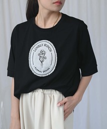 フラワーアプリケットTEE