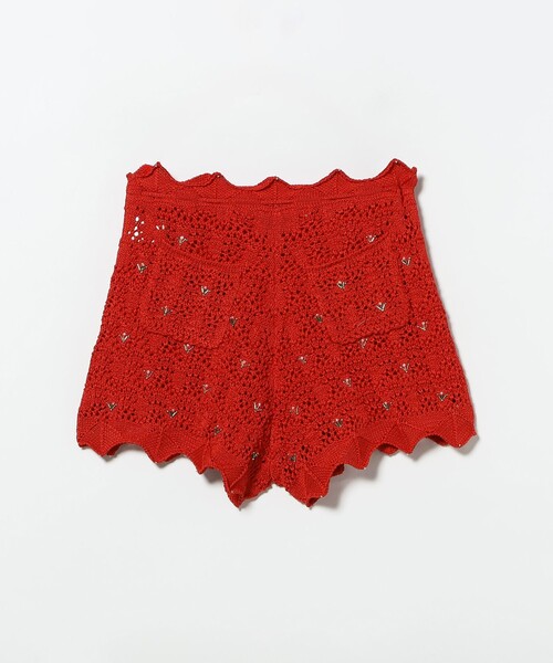 BEAMS COUTURE(ビームスクチュール)の「透かし編み ショート パンツ(その他パンツ・レディース・ホワイト系その他5/レッド・ONE SIZE)」の20枚目の写真
