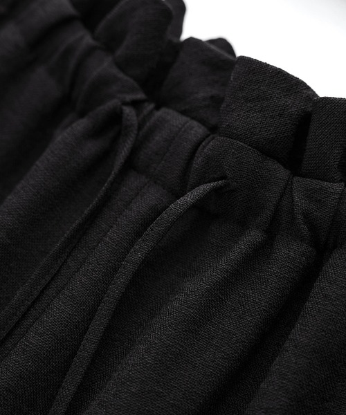 SALON adam et rope'(サロン アダム エ ロペ)の「リネンライクイージーパンツ / セットアップ対応(その他パンツ・レディース・ブラウン/ブラック/ベージュ・FREE)」の7枚目の写真