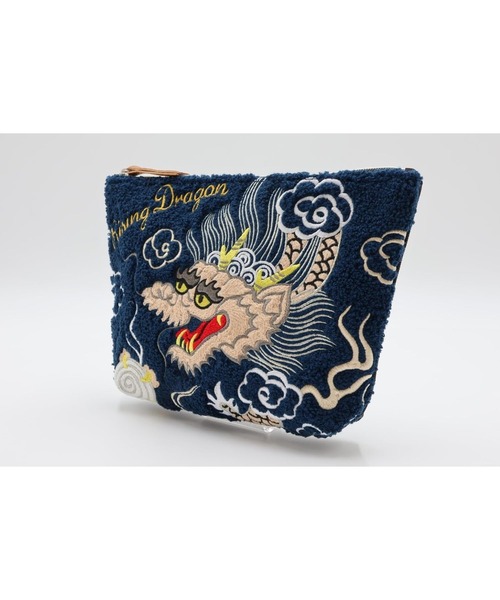 Lafayette(ラファイエット)の「サガラポーチ - 【SAGARA POUCH JAPAN DRAGON NAVY WHG-PCH03】(ポーチ・レディース・ネイビー・ONE SIZE)」の2枚目の写真