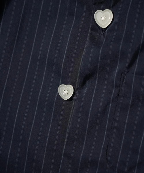 PHINGERIN(フィンガリン)の「FLOATING HEART SHIRT(シャツ/ブラウス・メンズ・ブラック/ブルー・LARGE/MEDIUM)」の7枚目の写真