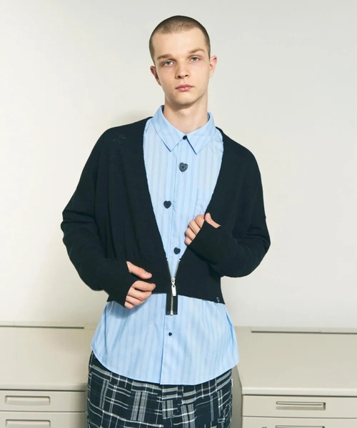 PHINGERIN(フィンガリン)の「FLOATING HEART SHIRT(シャツ/ブラウス・メンズ・ブラック/ブルー・LARGE/MEDIUM)」の15枚目の写真