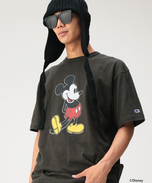 別注】Champion / ミッキーマウス / Tシャツ（Tシャツ/カットソー
