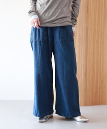 デニムワイドパンツ