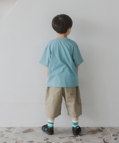 MAKE YOUR DAY(メイクユアデイ)の「OKアインシュタイン柄半袖Tシャツ(Tシャツ/カットソー・キッズ・イエロー/ミント・90/80/140/130/120/100/110)」の5枚目の写真