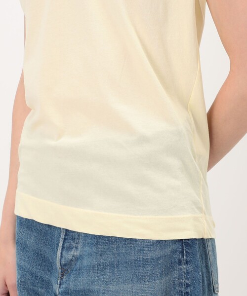 ATON(エイトン)の「ATON FRESCA SINGLE JERSEY ノースリーブプルオーバー(タンクトップ・レディース・ライトイエロー/ライトブルー・1)」の10枚目の写真