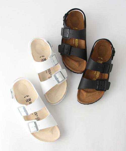 BIRKENSTOCK（ビルケンシュトック）の「BIRKENSTOCK　MILANO（サンダル・レディース・オフホワイト/ブラック・35/36/38/37）」の4枚目の写真