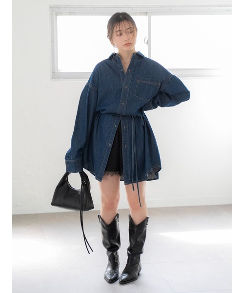 Ungrid(アングリッド)の「レースデザインサテンショートパンツ(その他パンツ・レディース・ピンク/ブラック/ブルー・FREE)」の22枚目の写真